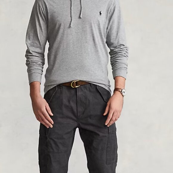 Polo Ralph Lauren | Jersey Hooded T-Shirt | Gray | Size 2XLT - Picture 2 of 4